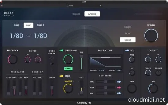 延迟效果器-AIR Music Technology AIR Delay Pro v1.0.0 R2R-win :-1
