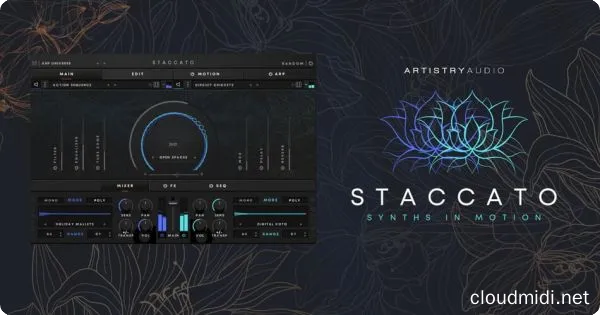 电子合成音色库-Artistry Audio Staccato Kontakt :-1