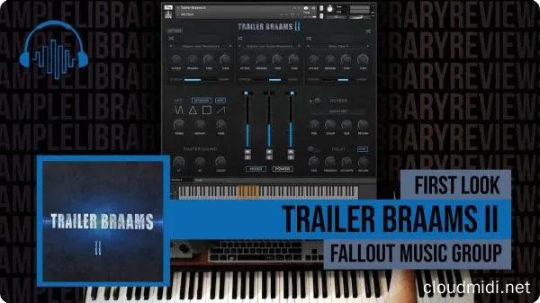 电影预告片合成音色库-Fallout Music Group Trailer Braams II Kontakt :-1