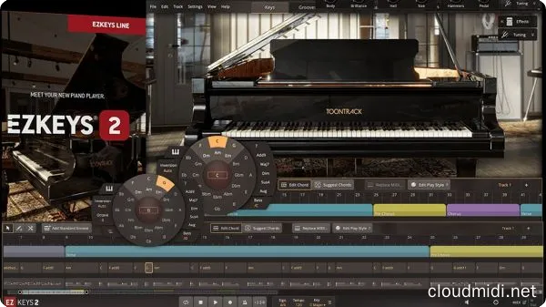 虚拟钢琴音源含原厂拓展-Toontrack EZkeys 2 v2.0.0 + Core Library CE WiN-MAC :-1