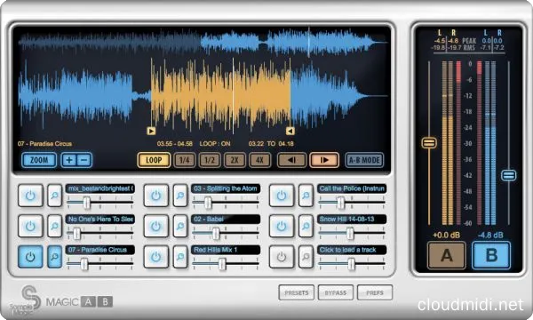 混音参考比较插件-Sample Magic Magic AB v1.2.1 R2R WiN-MAC :-1