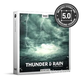 雷雨声音效-Boom Library Thunder & Rain Stereo Edition (WAV) :-1