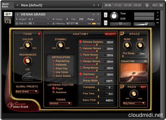 维也纳大钢琴音色库-Best Service Galaxy Vienna Grand v1.5 Kontakt :-1