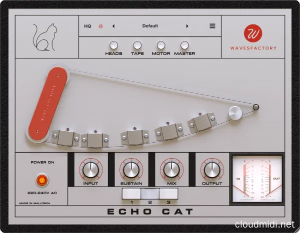 磁带回声模拟插件-Wavesfactory Echo Cat v1.0.2 R2R-win :-1 磁带回声模拟插件-Wavesfactory Echo Cat v1.0.2 R2R-win :-1