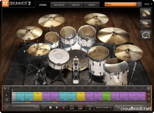 架子鼓音源含55套拓展-Toontrack EZDrummer 2 v2.1.8 + Expansions WiN-MAC :-2