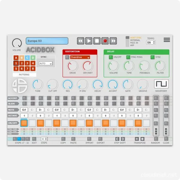 贝司合成器-Audio Blast AcidBox 2 R2R WIN-MAC-Linux :-1 贝司合成器-Audio Blast AcidBox 2 R2R WIN-MAC-Linux :-1