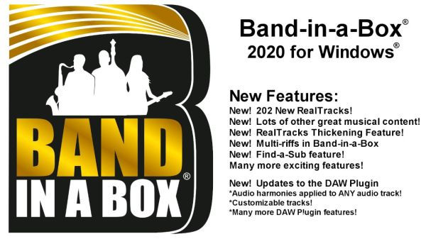 智能编曲伴奏软件Band in a Box 2020 WiN中文版免安装主程序 :-1