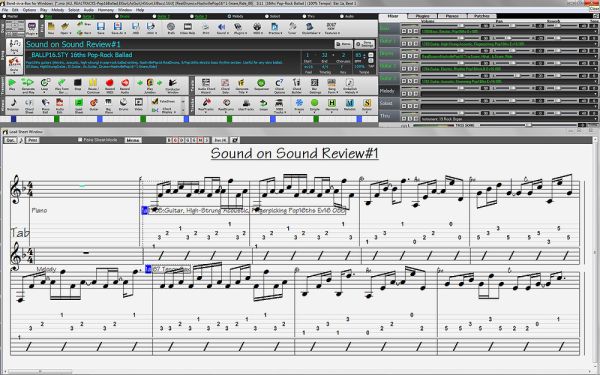 智能编曲伴奏软件含100G真轨音色库-PG Music Band-in-a-Box 2017 macOS :-1