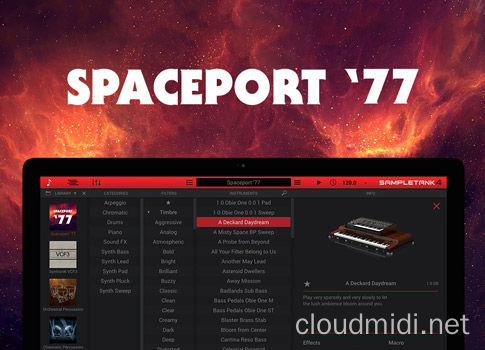 科幻模拟键盘音色库-IK Multimedia Spaceport 77 Sound Content SampleTank 4 :-1