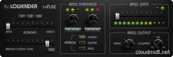 低音增强效果器-reFuse Software Lowender v1.5.1 R2R-win :-1