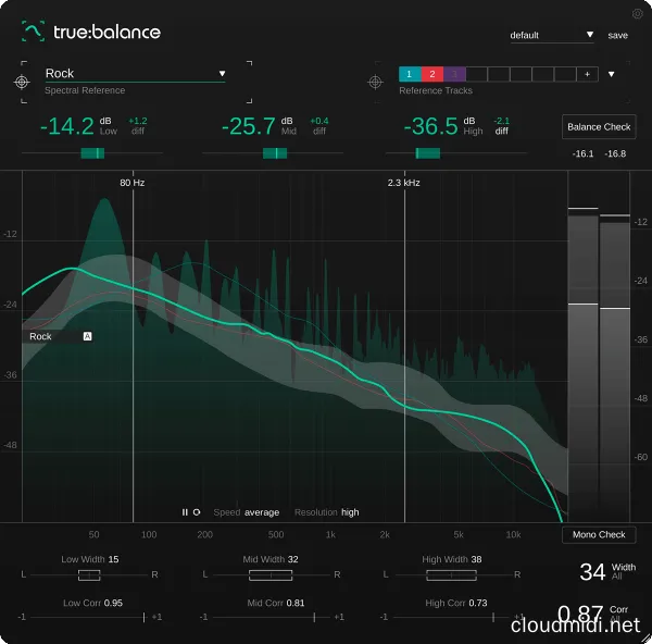 电平衡插件-Sonible Truebalance v1.0.3 MORiA-mac :-1