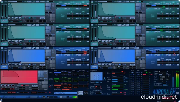 模块多音色 FM 合成器-Audio Nebula Aurora FM v1.5.0 R2R-win :-1