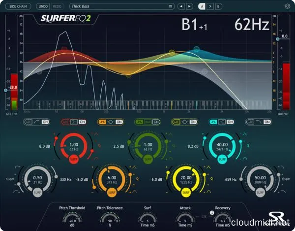 音高跟踪均衡器插件-Sound Radix SurferEQ v2.1.1 R2R-win :-1