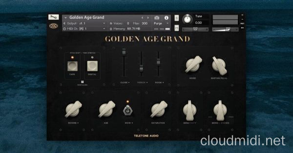 黄金时代三角钢琴-Teletone Audio Golden Age Grand KONTAKT :-1