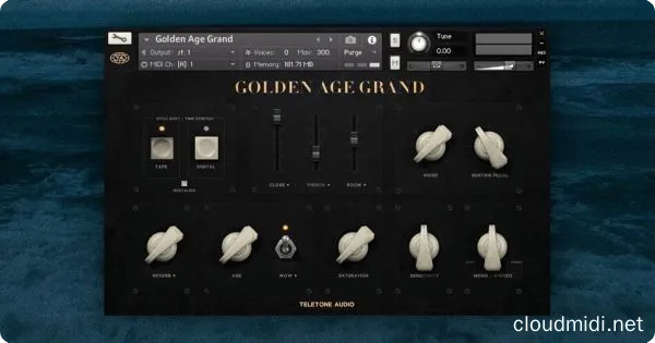 黄金时代三角钢琴-Teletone Audio Golden Age Grand KONTAKT :-1