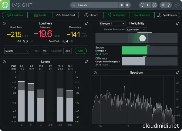 音频计量分析插件-iZotope Insight 2 v2.4.0 KD-mac :-1