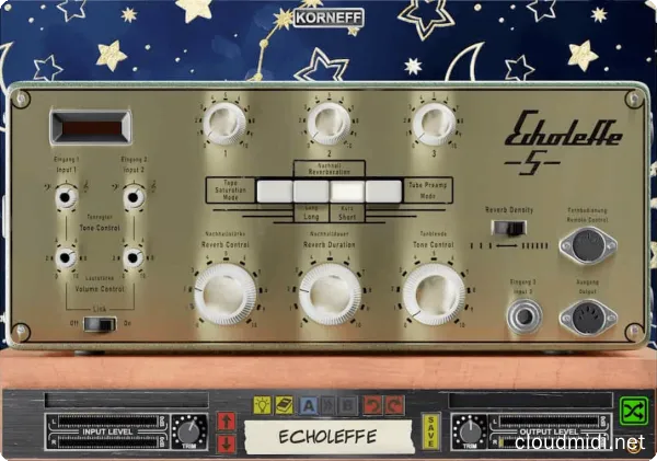 磁带饱和延迟效果器-Korneff Audio Echoleffe Tape Delay v1.0.3 R2R-win :-1