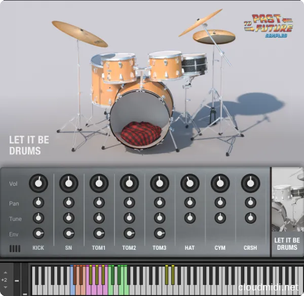 复古采样鼓音色库-PastToFutureSamples Let It Be Drums Kit Kontakt :-1