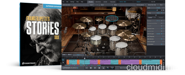 虚拟鼓MIDI模版-Toontrack Stories SDX SoundBanks Midi Grooves :-1