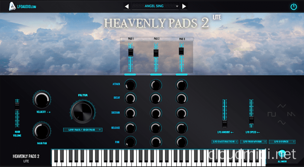 氛围铺底合成器-LFOAudio Heavenly Pads 2 VST x64 WiN :-1