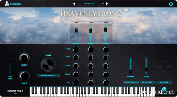 氛围铺底合成器-LFOAudio Heavenly Pads 2 VST x64 WiN :-1