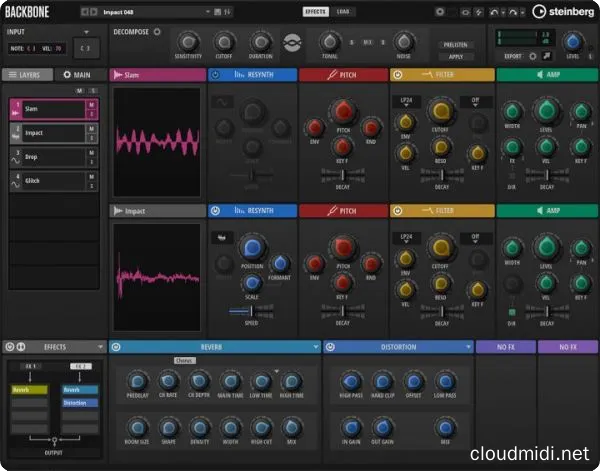 鼓机合成插件-Steinberg BackBone v1.6 B6 VR-win :-1