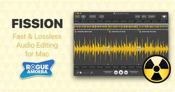 音频编辑软件-Rogue Amoeba Fission 2.8.5 macOS-TNT :-1
