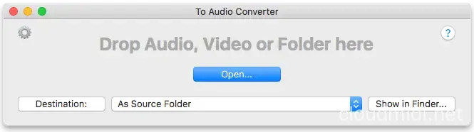 苹果批量音频转换器-To Audio Converter for Mac :-1