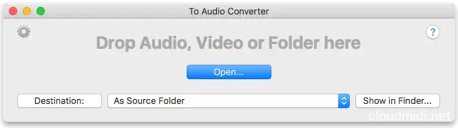 苹果批量音频转换器-To Audio Converter for Mac :-1