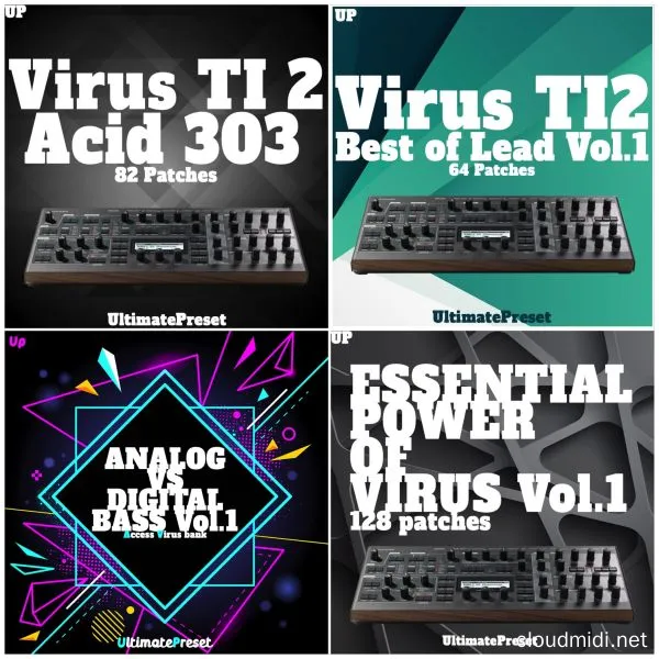 合成器预设合集-Ultimate Virus TI Soundsets Bundle :-1 合成器预设合集-Ultimate Virus TI Soundsets Bundle :-1