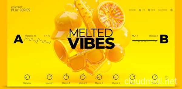 电子嘻哈综合音色库-Native Instruments Play Series Melted Vibes v2.0.0 Kontakt :-1