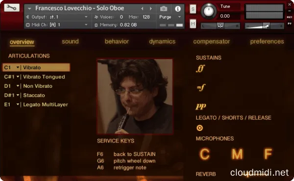 双簧管独奏音色库-Fluffy Audio Francesco Lovecchio Solo Oboe Kontakt :-1