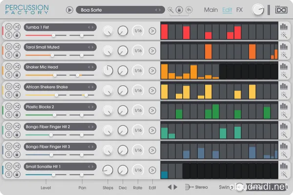 创意节奏打击乐器音效-UVI Soundbank Percussion Factory v1.1.4 R2R-win :-1