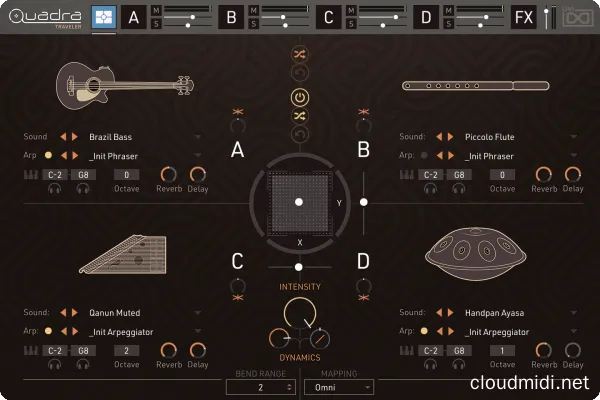 创意民乐音序生成音色-UVI Soundbank Quadra Traveler v1.0.1 R2R-win :-1