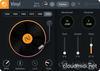 黑胶唱片模拟插件-iZotope Vinyl v1.12.1 R2R-win :-1 黑胶唱片模拟插件-iZotope Vinyl v1.12.1 R2R-win :-1