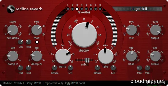 立体声算法混响插件-112dB Redline Reverb 2 v1.0.1 R2R-win :-1