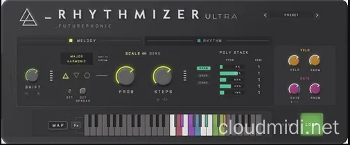 节奏midi生成器-Futurephonic Rhythmizer Ultra v1.0.1 R2R WiN-MAC :-1