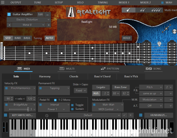 8弦电吉他音源-MusicLab RealEight 6 v6.1.0.7549 MOCHA-win :-1