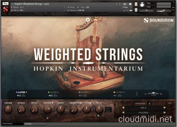 实验配重琴弦乐器音色-Soundiron Hopkin Instrumentarium Weighted Strings KONTAKT :-1