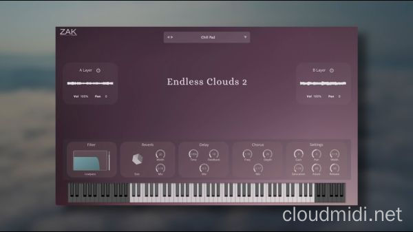 大气环境氛围音色-Zak Sound Endless Clouds 2 WiN-MAC :-1