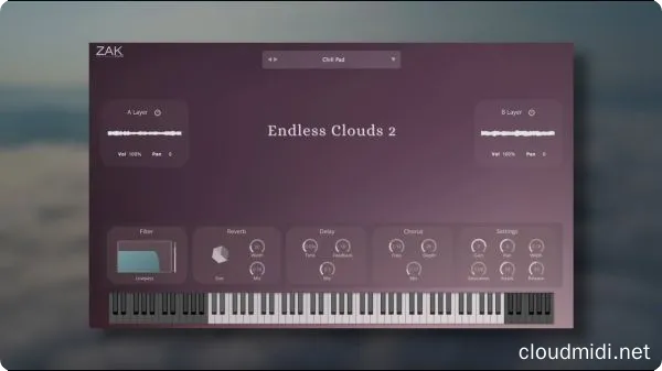 大气环境氛围音色-Zak Sound Endless Clouds 2 WiN-MAC :-1