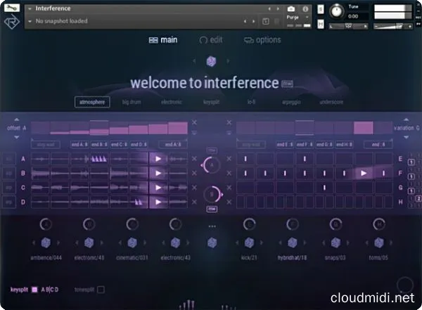 鼓loop音色-Rigid Audio Interference Kontakt :-1