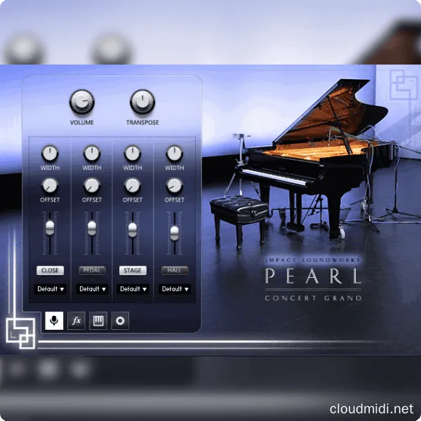 雅马哈C7大钢琴音色-Impact Soundworks Pearl Concert Grand v2.4.1 Kontakt :-1