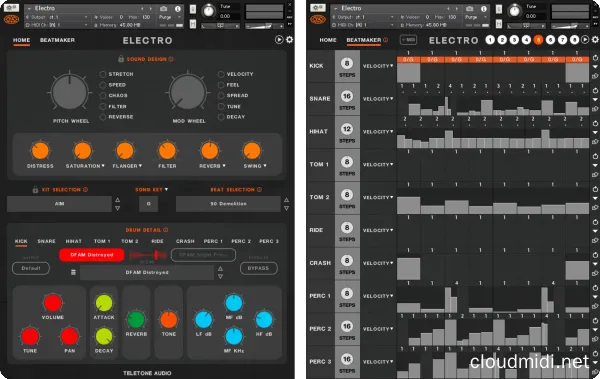 电子鼓机音色-Teletone Electro Kontakt :-1