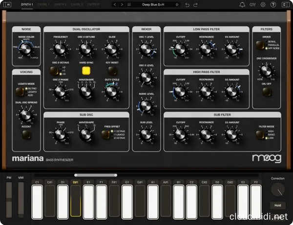 低音合成器-Moog Music Mariana v1.0.0 R2R-win :-1