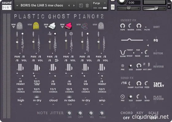 混合钢琴音色-Sound Dust Plastic Ghost Piano#2 KONTAKT :-1