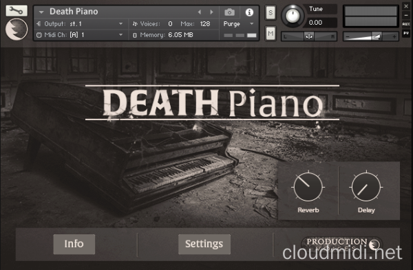 施坦威D恐怖氛围钢琴音色-Production Voices Death Piano Kontakt :-1