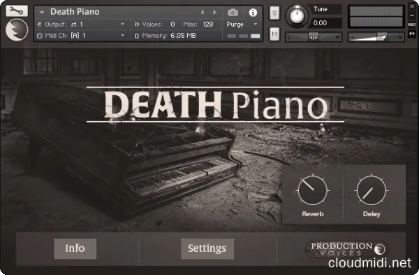 施坦威D恐怖氛围钢琴音色-Production Voices Death Piano Kontakt :-1