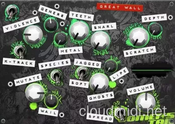 刺耳噪音墙合成器-HALLEY LABS GREAT WALL Plugin WiN :-1
