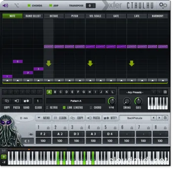 自动和弦琶音器插件-Xfer Records Cthulhu 1.248c MacOS :-1